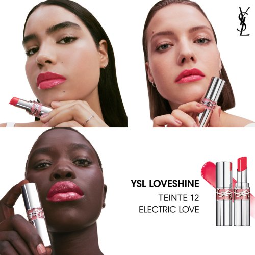 YVES SAINT LAURENT YSL LOVESHINE - Rouge à lèvres brillant et YVES SAINT LAURENT YSL LOVESHINE - Rouge à lèvres brillant et